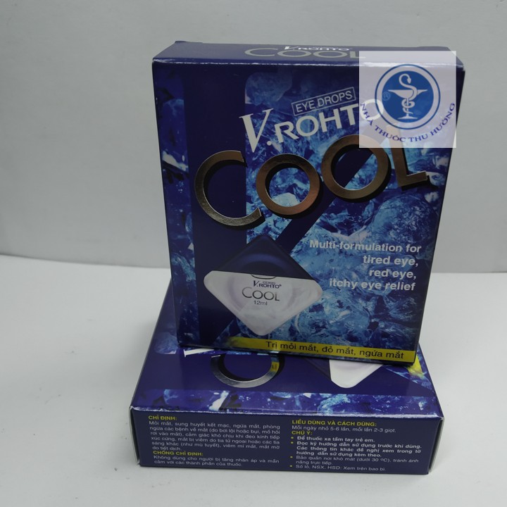 Nhỏ mắt V.Rohto Cool - Lọ 12ml