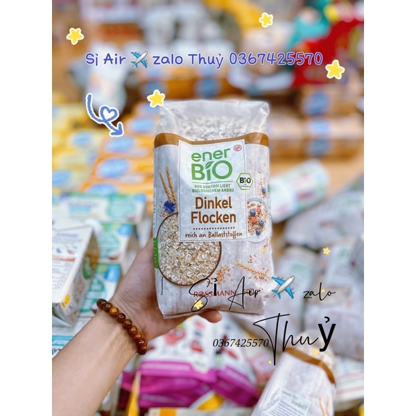 (Air/bill date 5/2023) YẾN MẠCH HỮU CƠ ENER BIO của Đức 500g