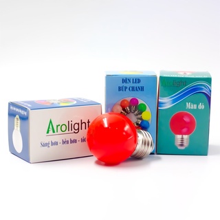 Đèn LED Búp Bóng Chanh cao cấp 1.2W Arolight đủ màu sắc trang trí quán cà phê, sân vườn GreenLight Shop ARB1.2W