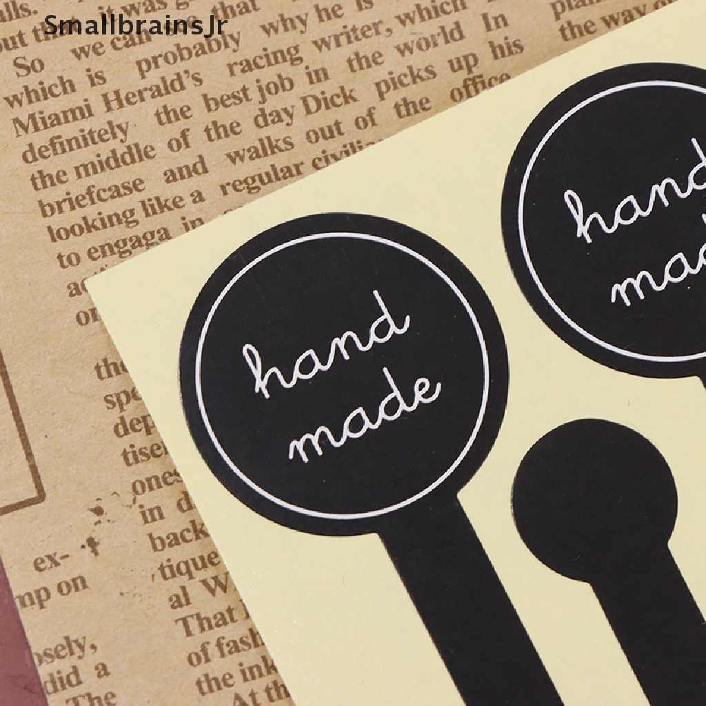 100 Nhãn Dán Dài Trang Trí Túi Bánh Thủ Công Tiện Lợi