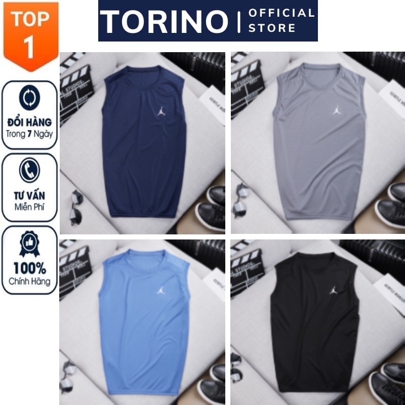 Áo sát nách thể thao, áo tanktop, áo ba lỗ nam JORDAN chất vải thun lạnh thể thao, co giãn 4 chiều, thoáng mát