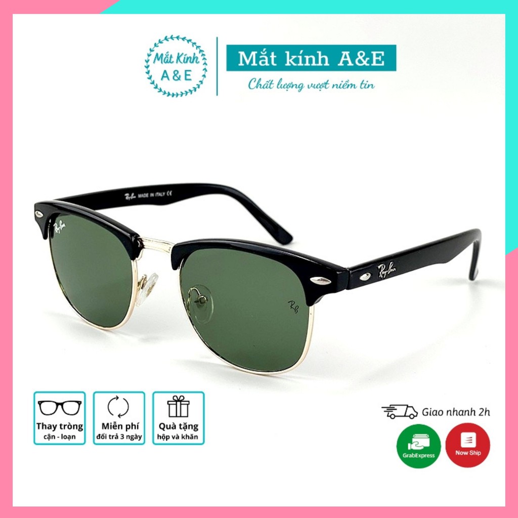 Kính mát nam nữ A&Eeyewear mắt kính râm Clubmaster thiết kế cổ điển thời trang