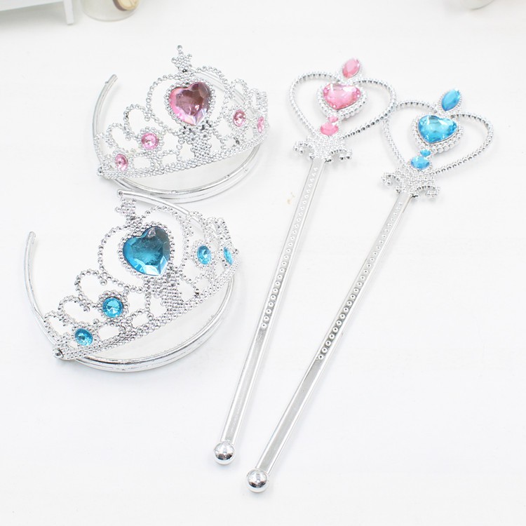 Bộ tóc giả và vương miện BCBL hóa trang công chúa Elsa Anna độc đáo