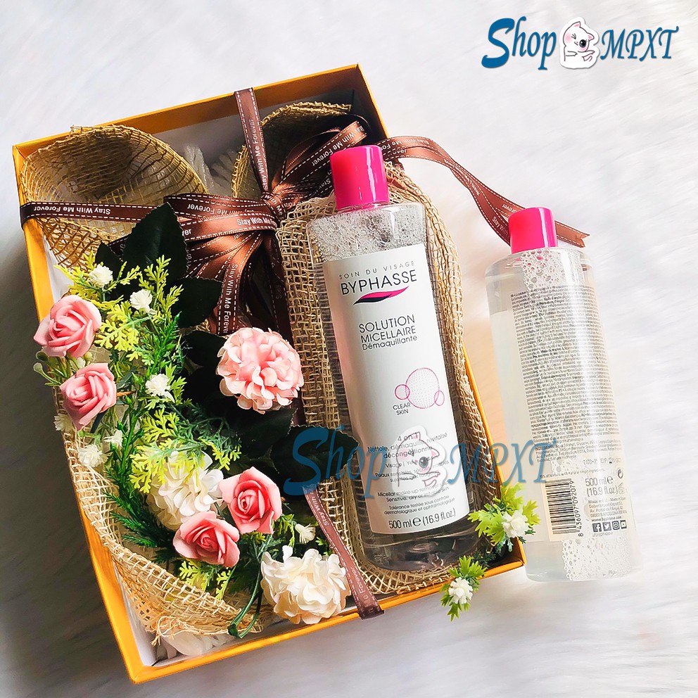 🌸Chính hãng🌸 Nước Tẩy Trang Byphasse Solution Micellaire Pure Skin cho mọi loại da 500ml | BigBuy360 - bigbuy360.vn