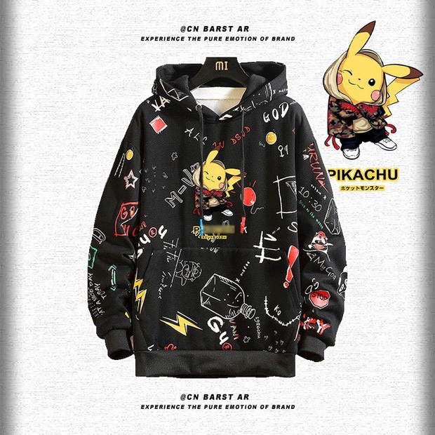 Áo Hoodie Nam Nữ Unisex Mùa Hè Thể Thao Có Mũ Phối Dây In Họa Tiết Hoạt Hình Nhiều Màu Zenkonu TOP NAM 219V1