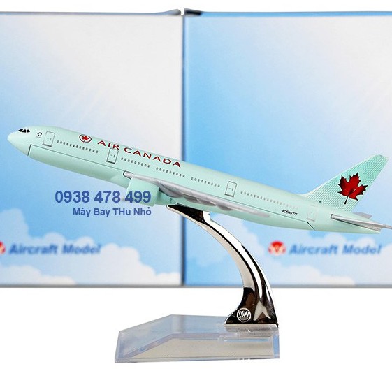 Mô Hình Kim Loại Máy Bay Air Canada - 16cm Kèm Đế Mica - 8923