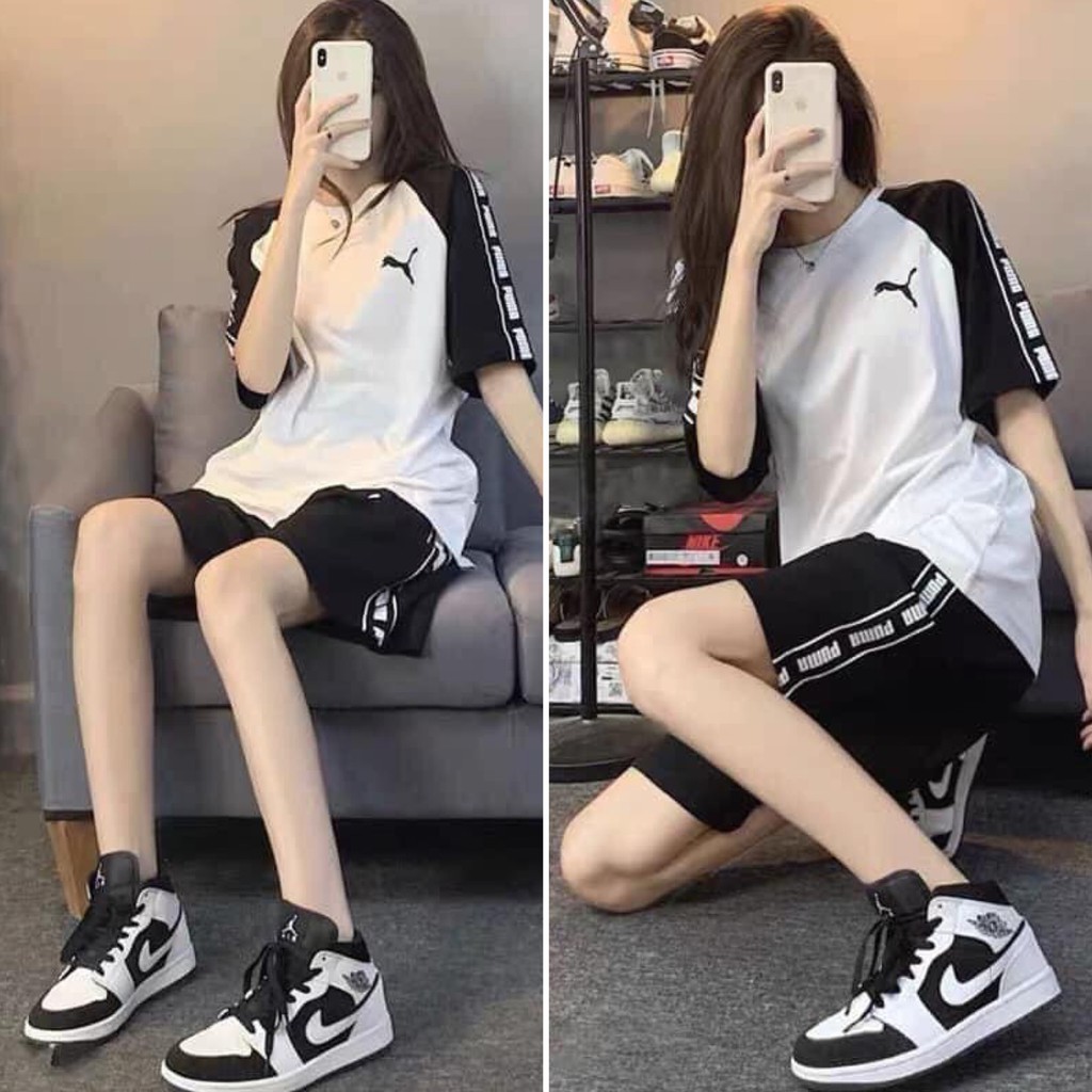 Set Đồ Nữ, Set Bộ P.u.m.a Chất Liệu Thun Siêu Mát Hàng Loại 1 | BigBuy360 - bigbuy360.vn