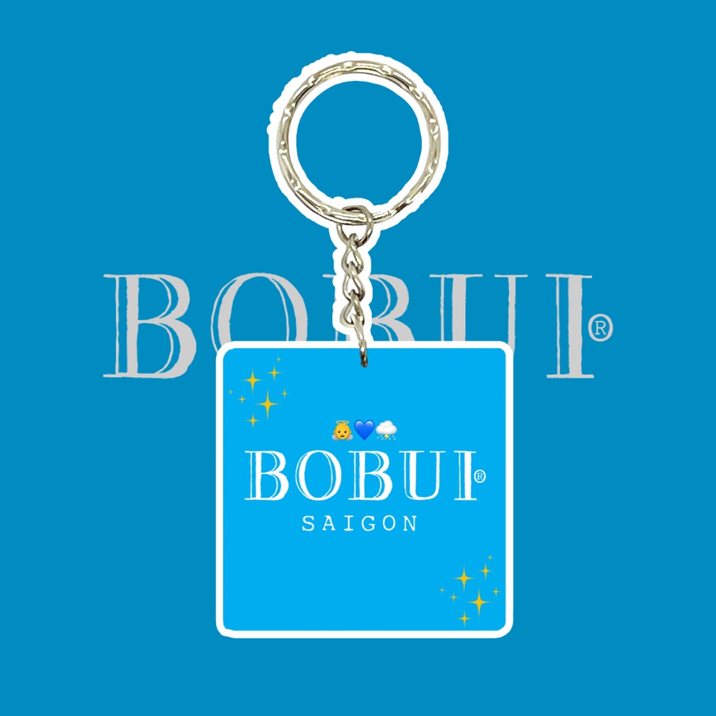 Móc khóa bobui treo balo túi xách mini siêu cute MK1