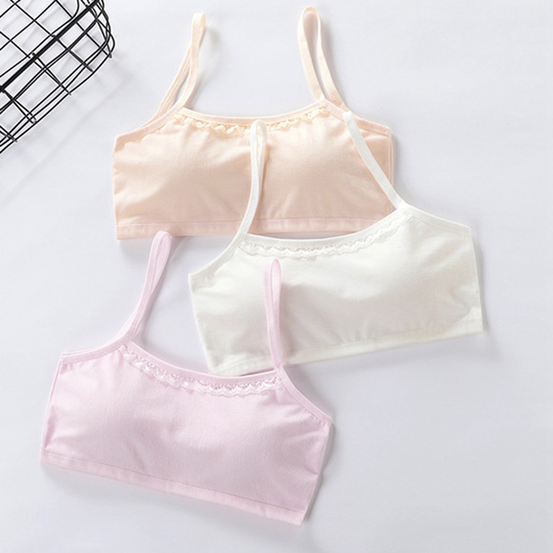 Áo Ngực Màu Trơn Đáng Yêu Thoải Mái Cho Bé Gái 12 - 16 Tuổi