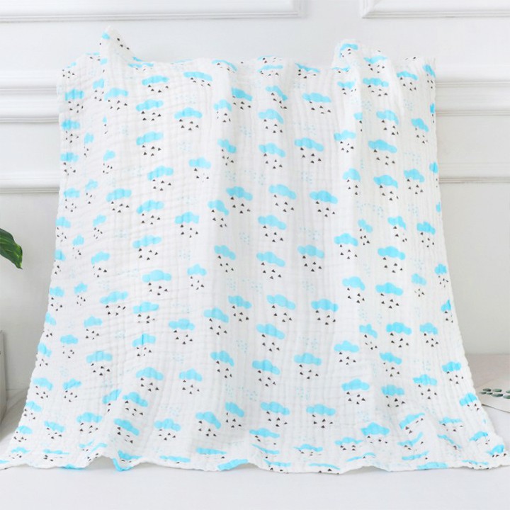 Khăn Tắm Xô 6 Lớp Cho Bé 110x110cm