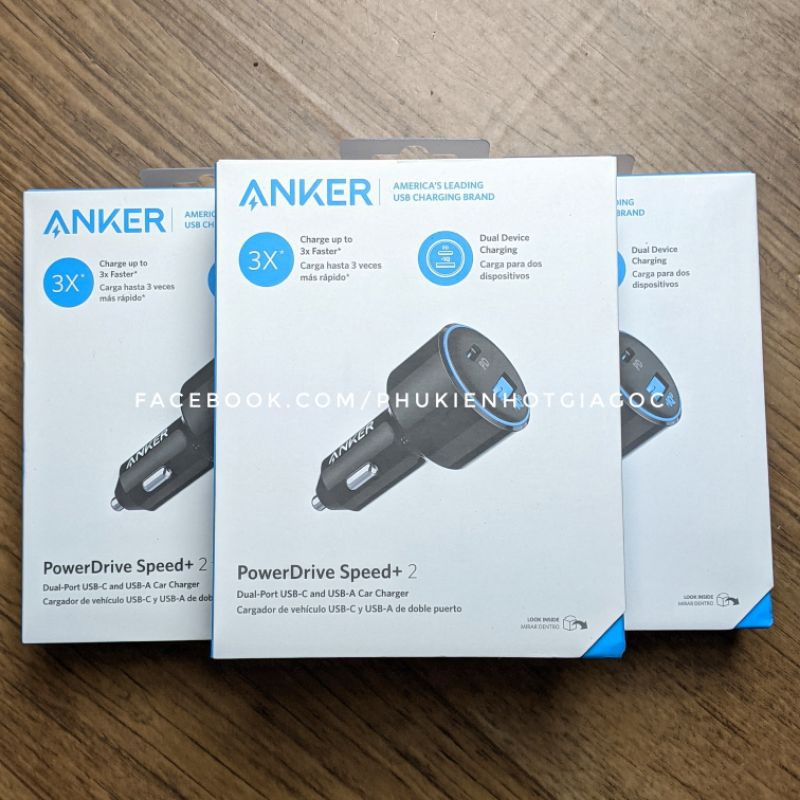 Sạc ô tô Anker 2 Cổng 49.5W A2229