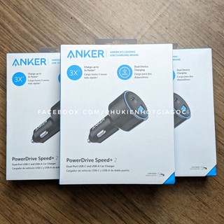Sạc ô tô Anker 2 Cổng 49.5W A2229