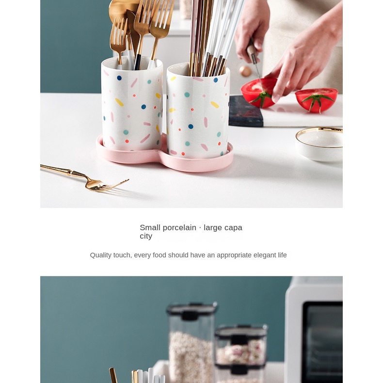 Giá Đỡ Đũa/Đũa/Đũa Bằng Sứ Phong Cách Châu Âu Sáng Tạo