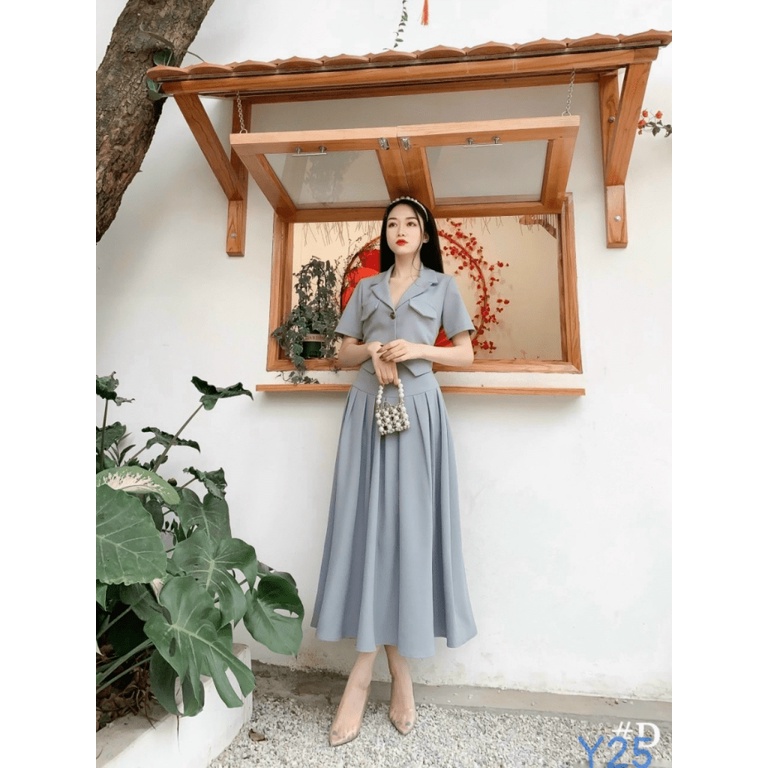 (FREE SHIP) SÉT VÁY FORD ĐI CHƠI DỰ TIỆC KẾT HỢP CÔNG SỞ THANH LỊCH DUYÊN DÁNG DX VALENTINNA