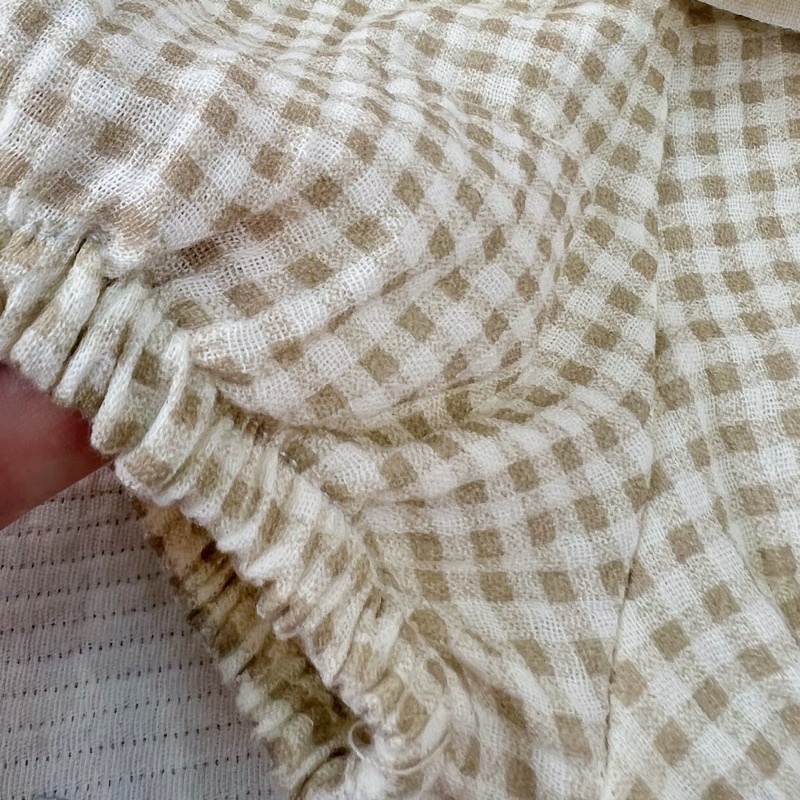 Bộ ba lỗ bé trai bé gái cao cấp Vuông tròn chất liệu muslin thấm hút mồ hôi cho mùa hè