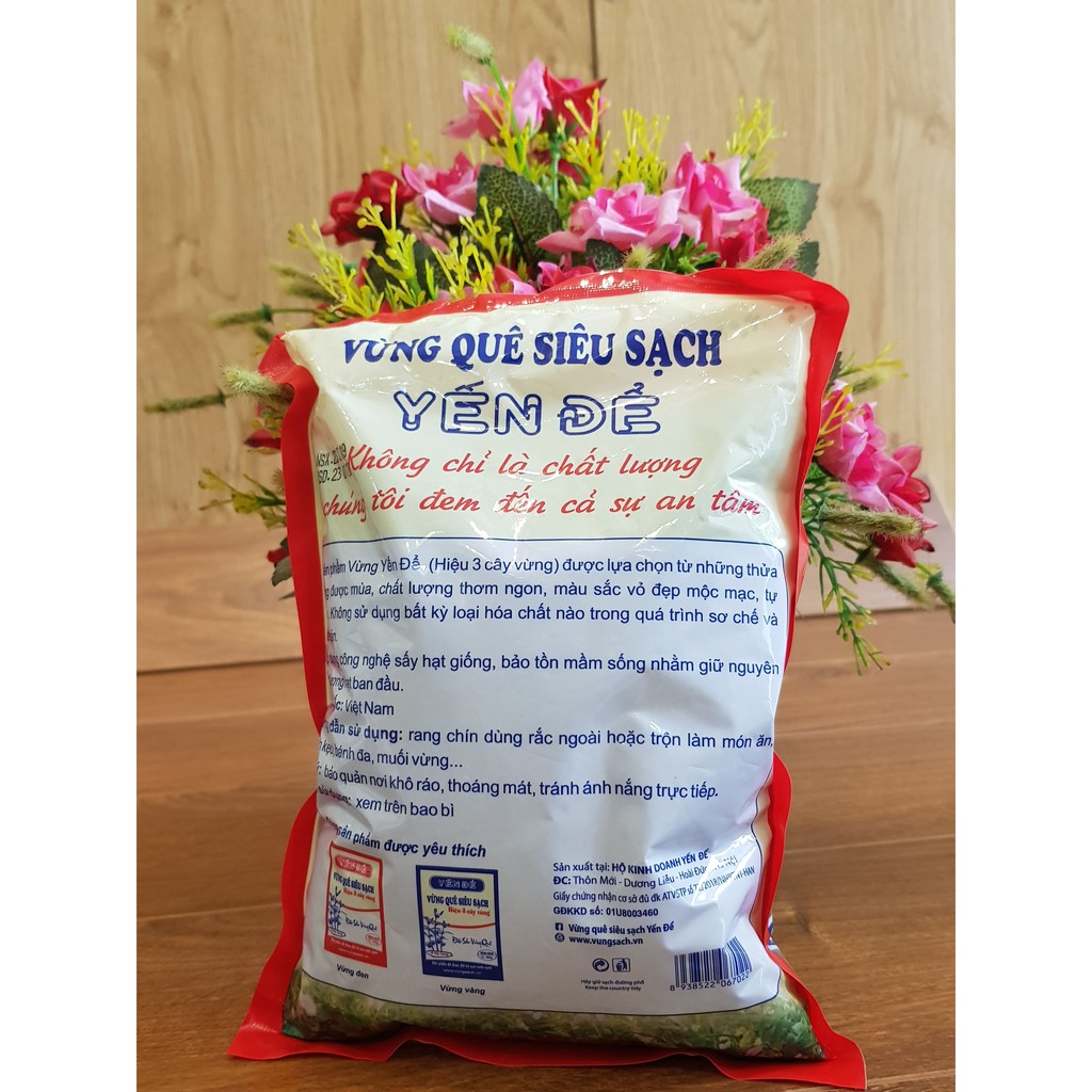 Vừng quê siêu sạch hiệu 3 cây vừng 500G