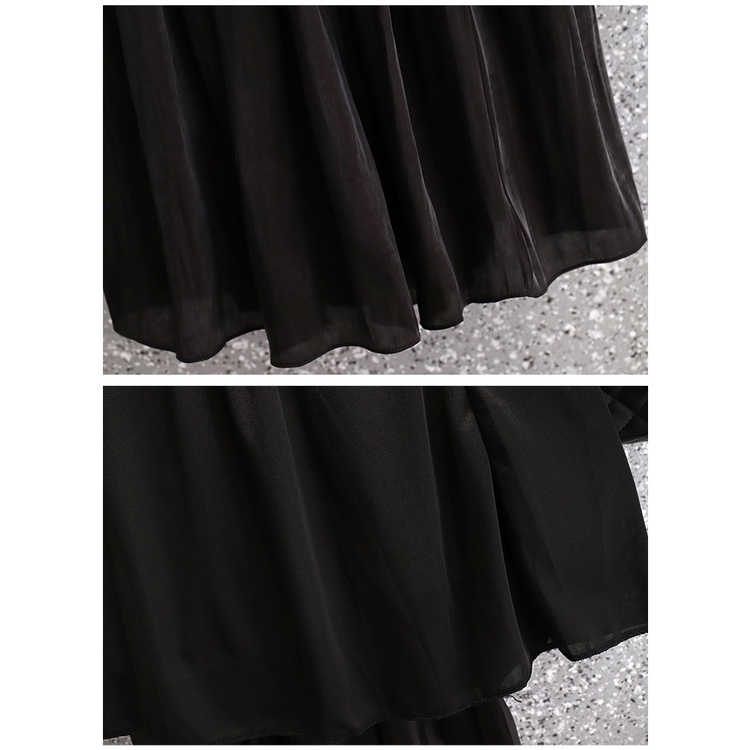 P16879 Set áo và chân váy nữ hè cho người mập hàng nhập