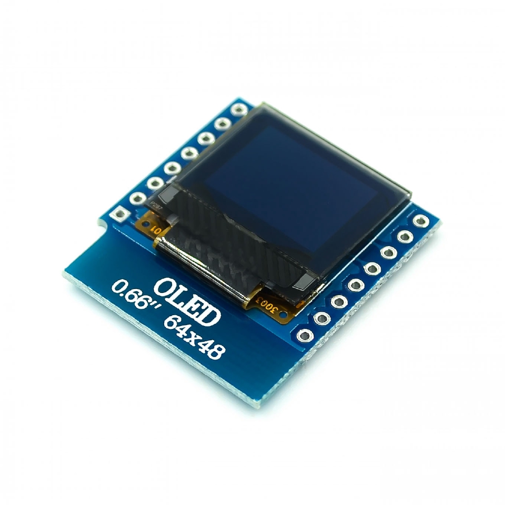 0.66 inch OLED Display Module for WEMOS D1 MINI ESP32 Module Arduino AVR STM32 64x48 0.66" LCD Screen IIC I2C OLED