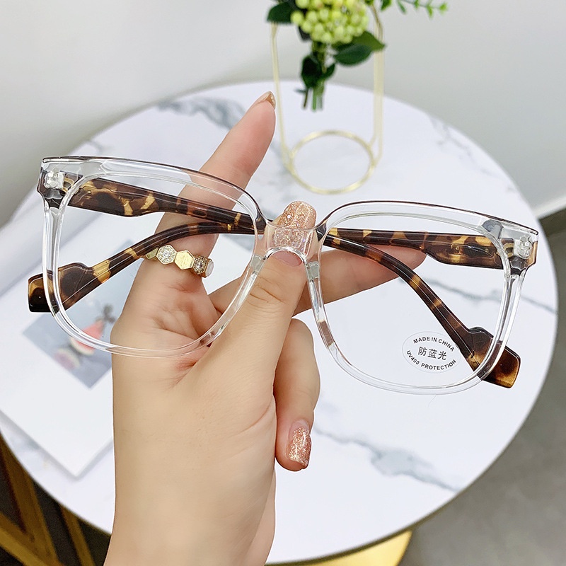 Mắt Kính Gọng Vuông Chống Ánh Sáng Xanh Thời Trang Cho Nam Và Nữ