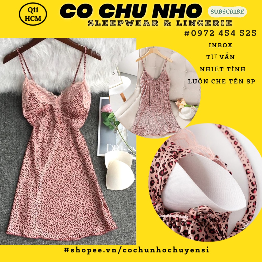 Váy ngủ sexy lụa - Đầm ngủ gợi cảm- Cô chủ nhỏ chuyên sỉ