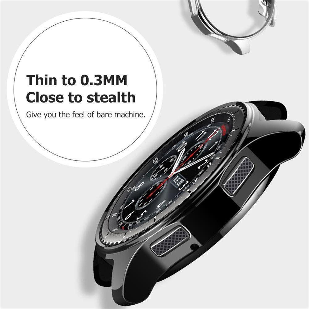 Ốp TPU Silicone Mỏng Mạ Điện Cho Đồng Hồ Samsung Gear S3 Galaxy Watch 46mm