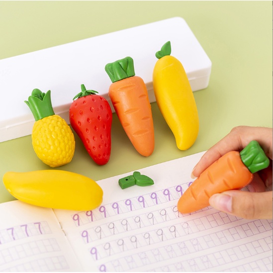 Tẩy hoa quả size to T121 gôm cute dễ thương