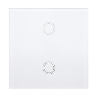 Aodu 433MHz White 1 2 3 Channel 86 Wall Touch Remote Control Switch Wireless RF Transmitter Tempered