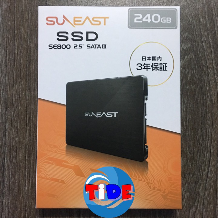 Ổ cứng SSD 2.5” SunEast 240GB nội địa Nhật Bản – CHÍNH HÃNG – Bảo hành 3 năm –Tặng cáp dữ liệu Sata 3.0