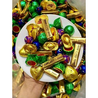 1kg kẹo soccola mix thập cẩm đủ hình