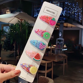 Kẹp tóc hoa quả dễ thương🍓🍒🍑🍇🍉