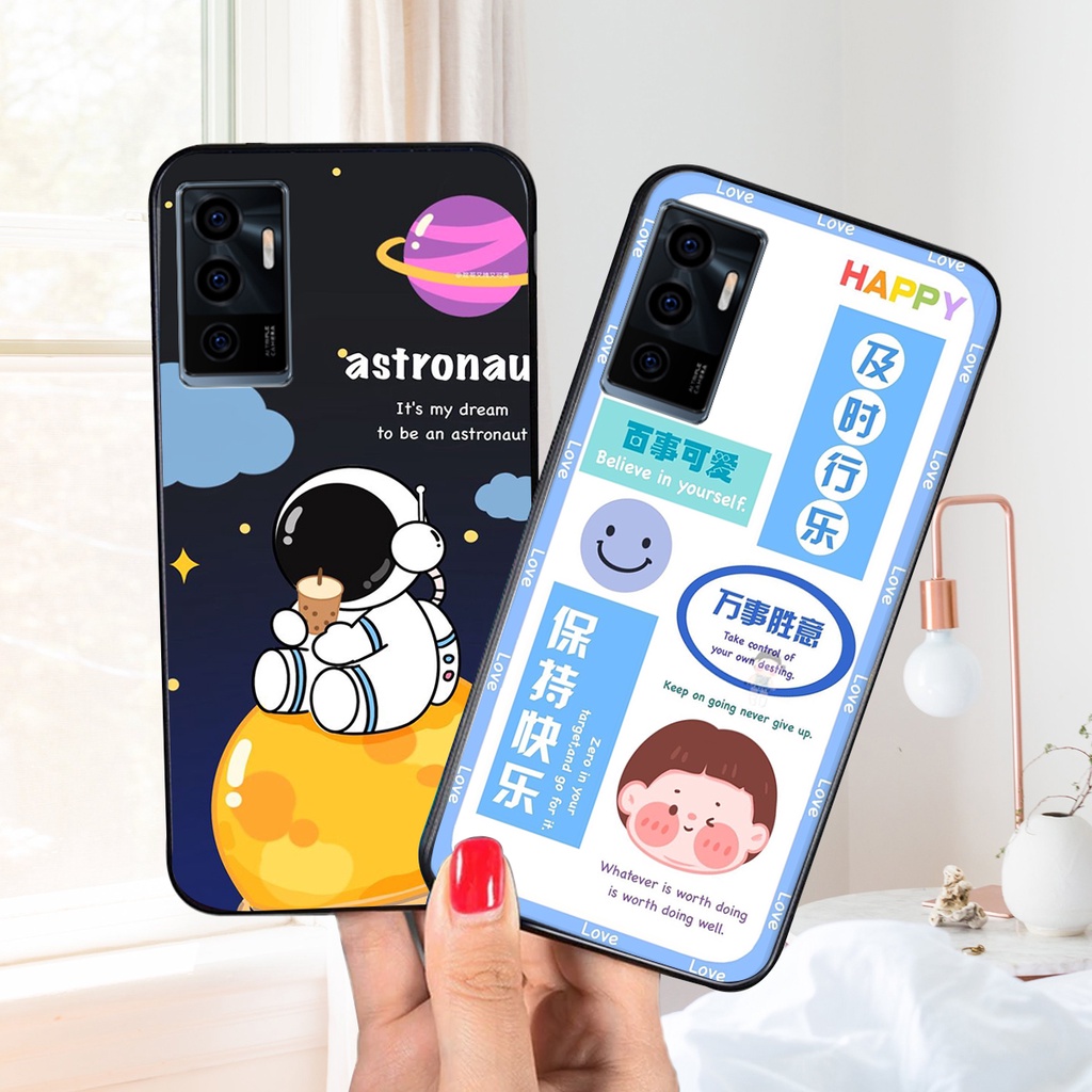 Ốp lưng Vivo V23E in hình 3D GẤU cute be@r, soda, happy day cực hot ,thời thượng
