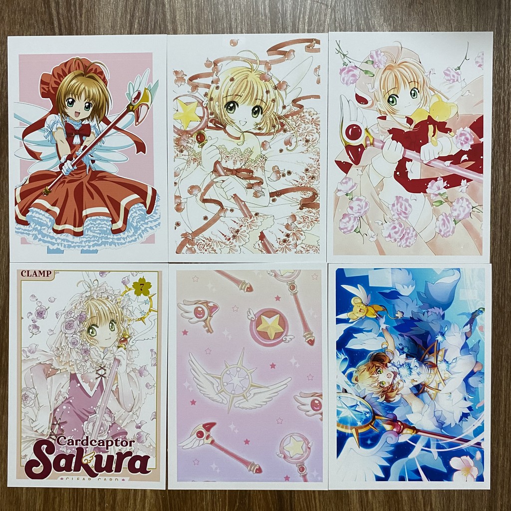 Bộ 20 tấm postcard Cardcaptor Sakura - Sakura thủ lĩnh thẻ bài