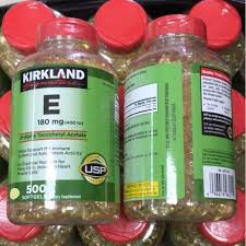 Vitamin E Kirkland Hỗ Trợ Làm Đẹp Da 180mg 500vien của Mỹ