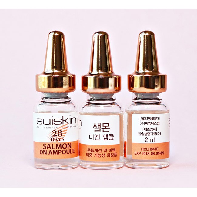 Ống lẻ tinh chất Suiskin Salmon DN Ampoule 28 days 2ml (QUEEN)