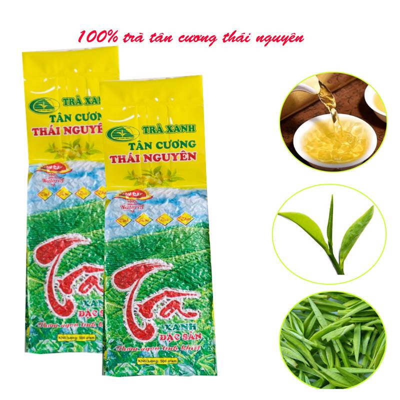 Trà Tân Cương Thái Nguyên 1 tôm 2 lá hương thơm nhẹ, nước xanh sánh mật ong, vị chát nhẹ hậu ngọt