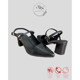 cao gót 5cm trơn dáng basic