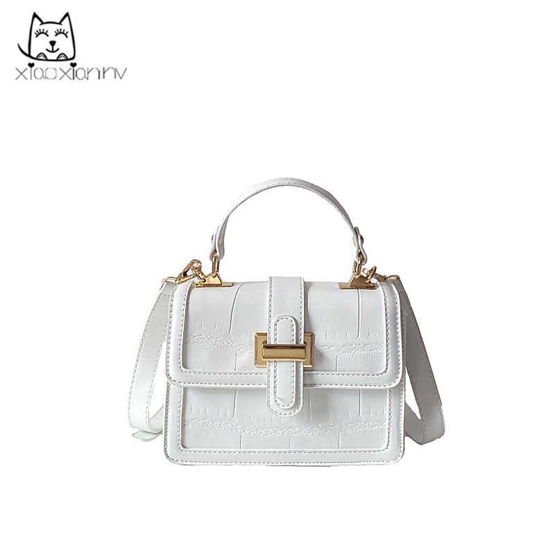 Túi Xách Đeo Vai Họa Tiết Da Cá Sấu Đa Năng Thiết Kế Mới 2022 Dành Cho Nữ