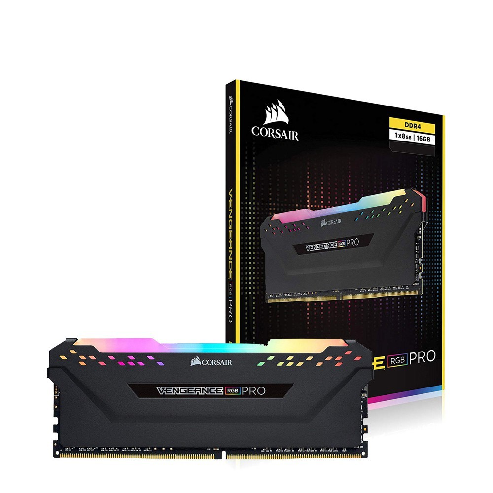 Ram PC Corsair Vengeance RGB Pro 8GB 3000Mhz DDR4 (1x8GB) CMW8GX4M1D3000C16