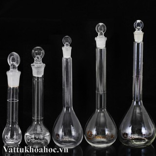 Bình định mức màu trắng 100ml-2000ml