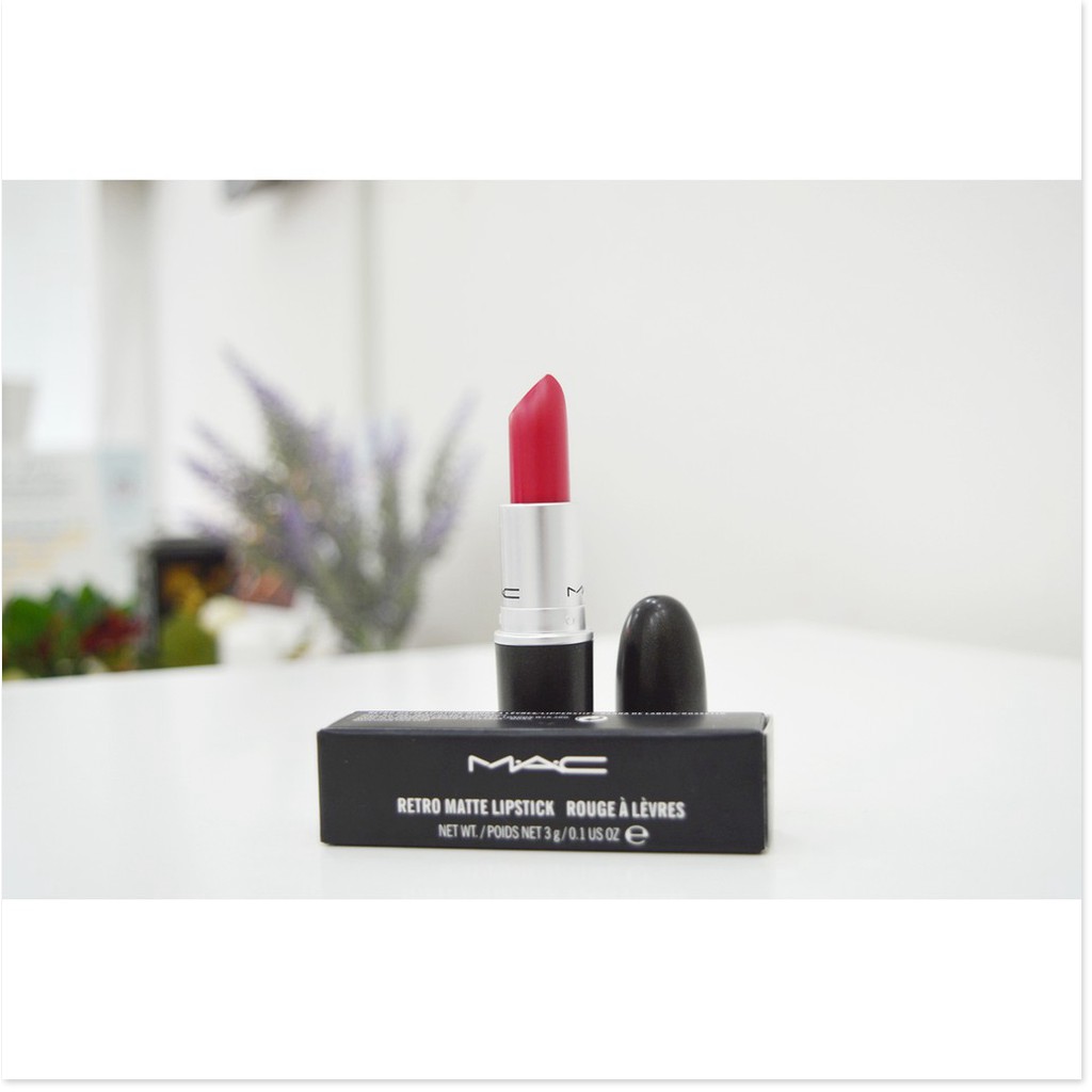 [Auth] Son thỏi lì MAC Retro Matte Lipstick (3g) màu 701 All Fired Up