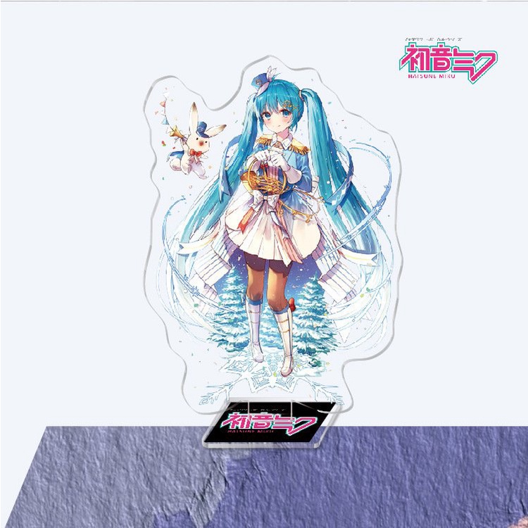 Mô hình Standee Miku Hatsune ảnh đứng Tượng Acrylic Anime mica chibi trang trí trưng bày M2