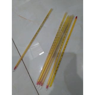 Nhiệt kế thủy tinh thang đo -10 đến +110 độ c dài 30cm