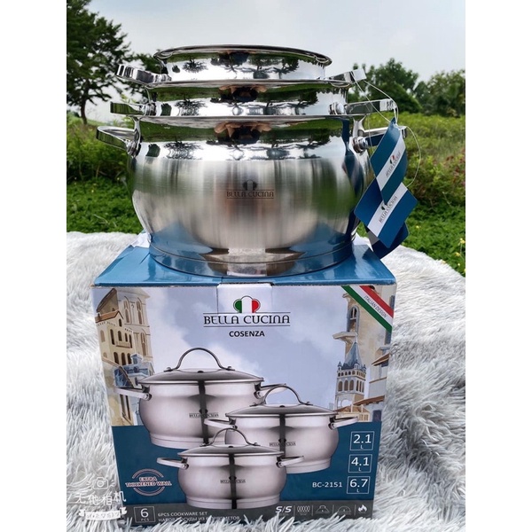 BỘ NỒI Ý BELLA CUCINA