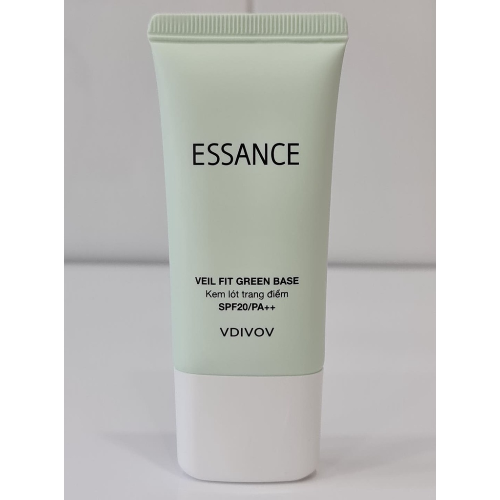 Kem Lót Kiềm Dầu Chống Nắng Hiệu Chỉnh Màu Da Essance Vdivov Veil Fit Green SPF20 PA++ 30ml