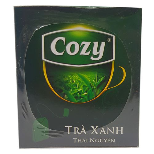 Trà xanh Thái Nguyên Cozy túi lọc - hộp 50g (25 túi lọc x 2g)