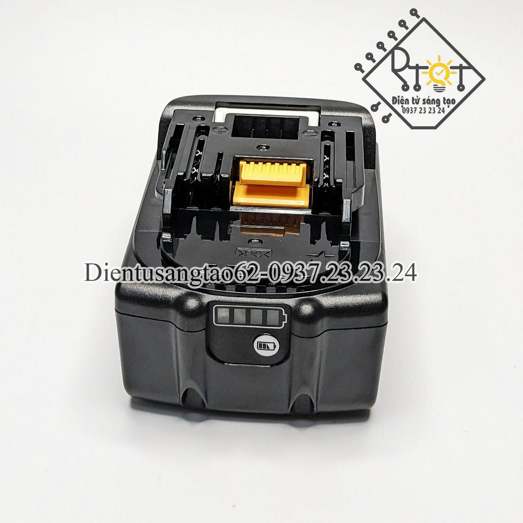 Vỏ mạch ML5 Makita 18V nhận sạc zin , Led báo pin , nhận 2 đường sạc