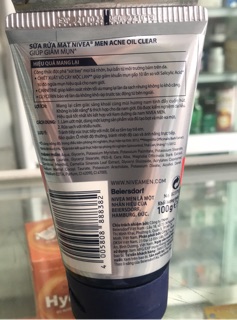 SỮA RỬA MẶT NIVEA MEN - EXTRA WHITE