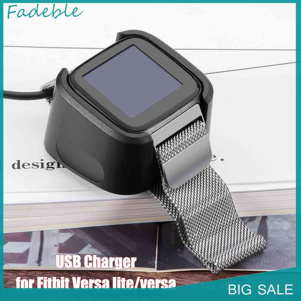 Dây Cáp Sạc USB 1m Cho Đồng Hồ Thông Minh Fitbit Versa Lite / Versa