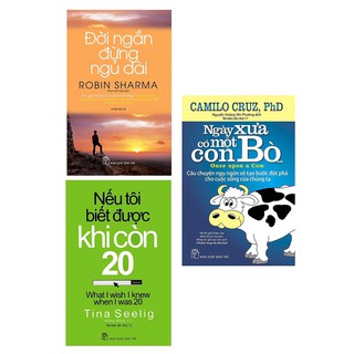 Sách - Combo Đời Ngắn Đừng Ngủ Dài + Nếu Tôi Biết Được Khi Còn 20 + Ngày Xưa Có Một Con Bò
