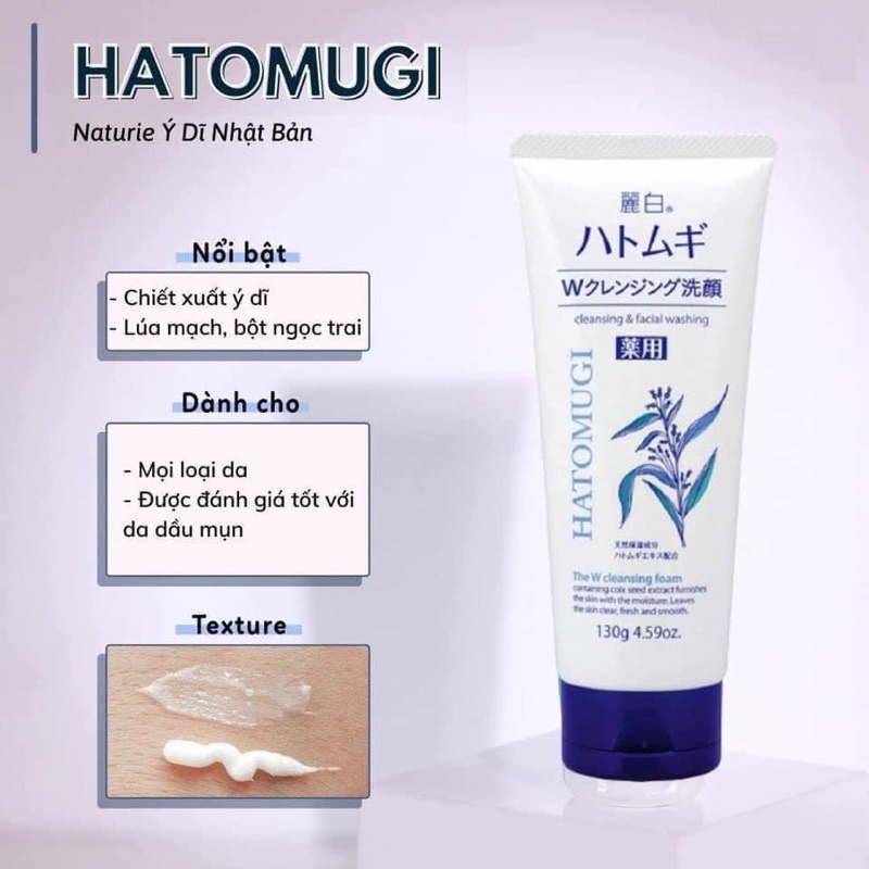 [Hàng Nhật] BỘ DƯỠNG ẨM Ý Dĩ Naturie Hatomugi Skin Conditioner (Japan)